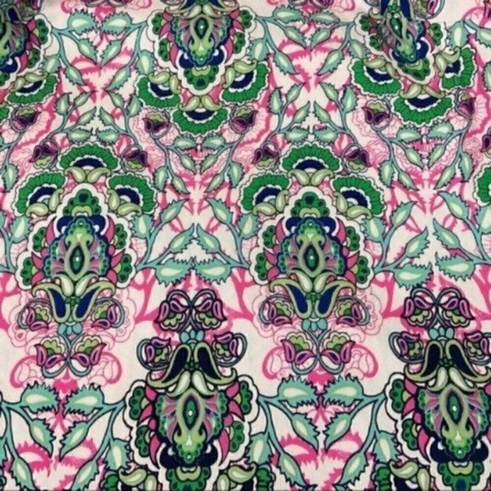 Artisan NY Paisley Floral Sleeveless Dress size 4 cotton spandex - Picture 9 of 11